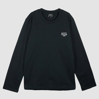 아페쎄 A.P.C. 아페쎄 남성 올리비에 로고 긴팔티셔츠 블랙 COEZC H26177 LZZ