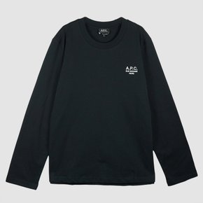 A.P.C. 아페쎄 남성 올리비에 로고 긴팔티셔츠 블랙 COEZC H26177 LZZ