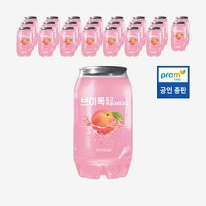 브이톡 핑크 복숭아 에이드 350ml x 24캔 한박스 과즙탄산음료