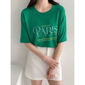헬로 파리 반팔 티셔츠 FH1ST001_P418469908