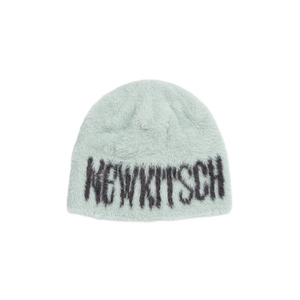 NEWKITSTCH JACQUARD FUR BEANIE (MINT)