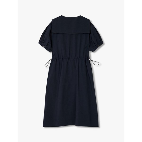 세일러 칼라 A라인 롱 원피스_다크 네이비 7225237003