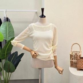 FM6D9ST5387 사이드 셔링 민소매 세트