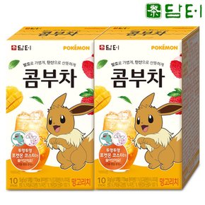 담터 포켓몬 콤부차 망고리치 10T x 2개