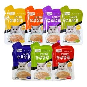태비 고양이 짜먹는 파우치 30g 반려묘 습식 간식 야옹이스틱간식