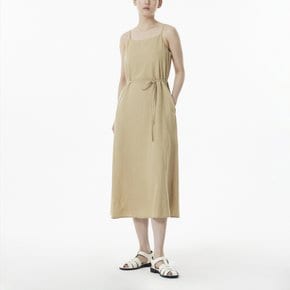 여 리넨 레이어드 원피스(BEIGE / BLUE / BLACK)