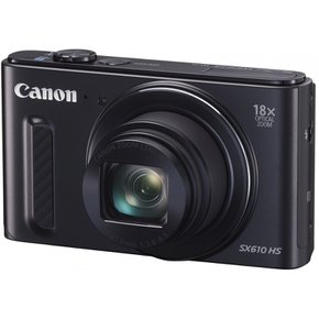 Canon 디지털 카메라 PowerShot SX610 HS 블랙 광학 18배 줌 PSSX610HS(BK)