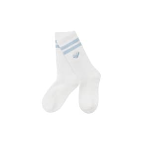 Athletic Women Stripe Socks_WGLCX24511WHX