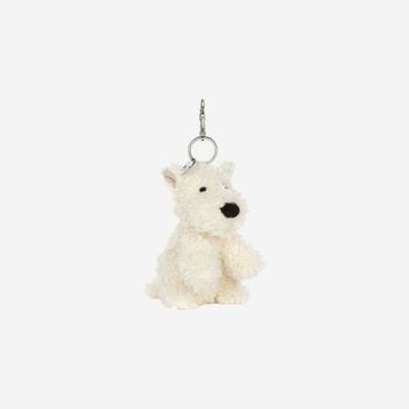  젤리캣 먼로 스코티 도그 백 참 크림 Jellycat Munro Scottie Dog Bag Charm Cream