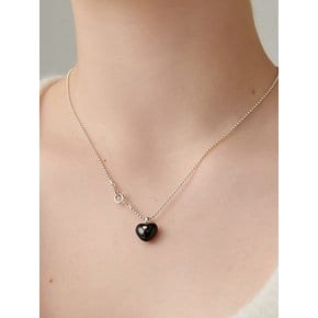 Chic Charming Heart Silver Necklace In504 [Silver]