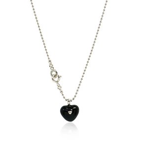 Chic Charming Heart Silver Necklace In504 [Silver]