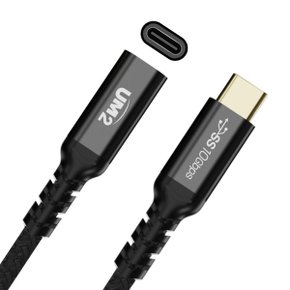 USB 3.1 C타입 연장선 케이블 GEN2 10Gbps 100w 고속충전 데이터전송 UMCA-EXS