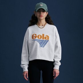 GOLA W 빅로고 크롭 스웨트셔츠 W BIG LOGO CROPPED SWEATSHIRT