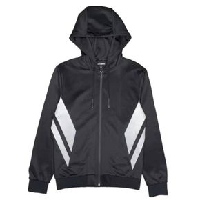 4867887 KARL LAGERFELD Mens Zip-Up Jacket In Black 94717387