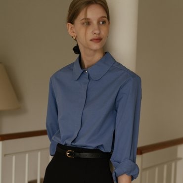 틸아이다이 Gold point Bio shirt_Blue