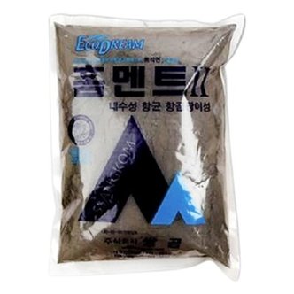 텐바이텐 철물팩토리 홈멘트 진회색 2kg 1개 시멘트 가정용 보수 소포장