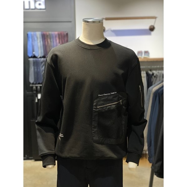 [시흥점] S/S 네트 포켓 블랙 맨투맨 (RPAMTT07A)