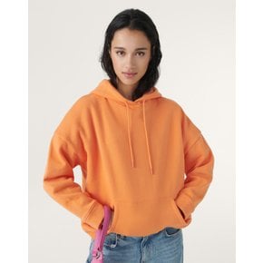 [23SS] 오렌지 단색 면혼방 후드티셔츠 SITS3E013O2