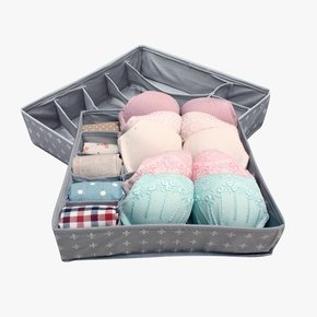 크로스 속옷 정리함 10+10칸