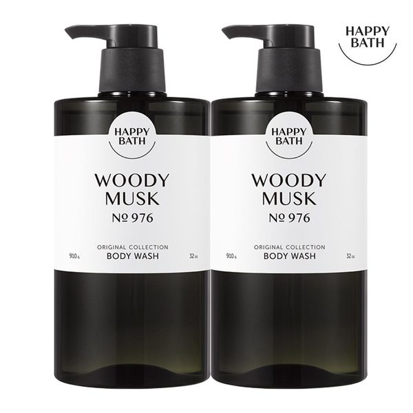 [신라쇼 ONLY] 해피바스 오리지널컬렉션 우디머스크 바디워시 910G *2입
