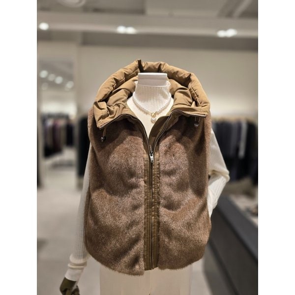 [파주점] 후드 구스다운 베스트 JRAA2PD513