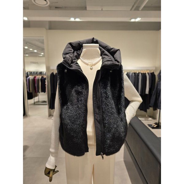 [파주점] 후드 구스다운 베스트 JRAA2PD513