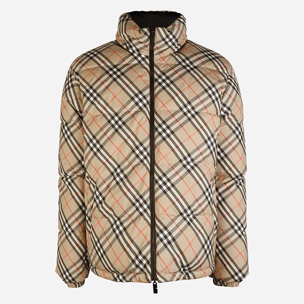 [시흥점] 5F 8110189 B9368 스노든 남성 리버시블 체크 퍼퍼 자켓 샌드 베이지