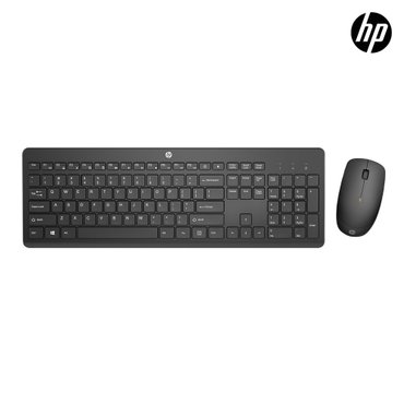 HP 230 무선 키보드 마우스 세트 블랙 18H24AA 저소음설계 맥북 노트북