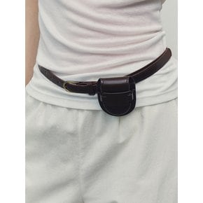 Two-Way Mini Bag Belt (Brown)
