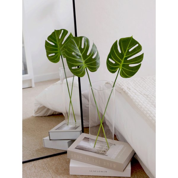 인테리어 야자 잎 꽂 조화 인조 야자잎 몬스테라 2type