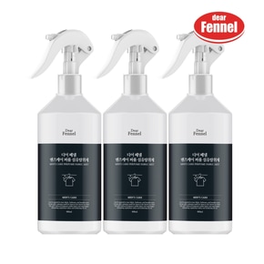 디어페넬 퍼퓸 섬유탈취제 맨즈케어 400ml x3개 향수 미스트 방향제 정전기방지 룸스프레이 패브릭 침구