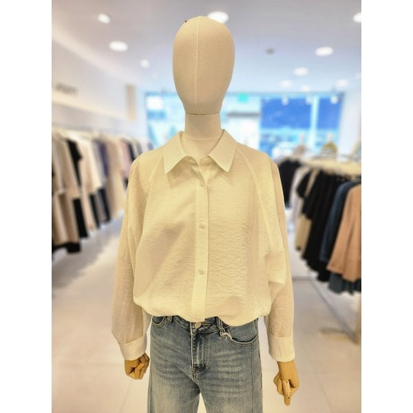 [여주점] [JJ 지고트] 여성 루즈핏 링클 래글런 블라우스 GS4M0BL941