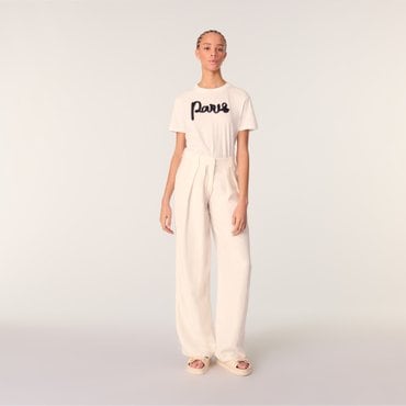 마쥬 파리 아플리케 티셔츠