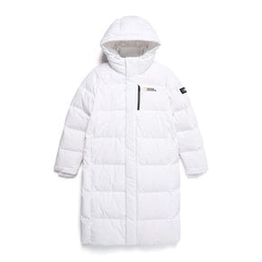 [기존가 399000원] N234WDW860 여성 카이만 프로 롱기장 구스 다운 점퍼 O WHITE