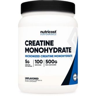 뉴트리코스트 크레아틴 모노하이드레이트 분말 가루 파우더 Creatine 500g