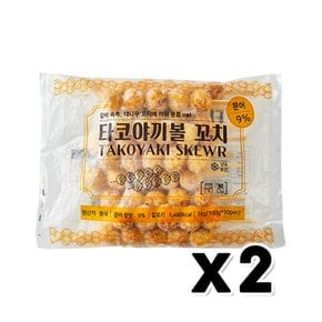 타코야끼볼 냉동꼬치 10개입 즉석조리안주 1kg x 2개