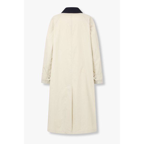 카라 배색 롱기장 맥코트 9196111542008