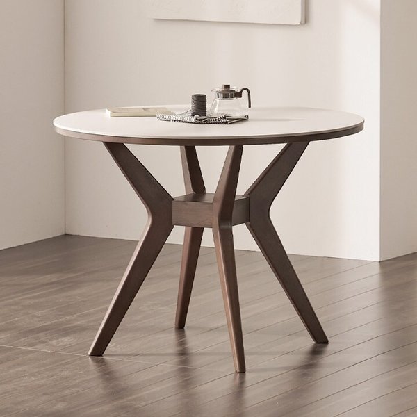 누아 원형 포세린 통세라믹 식탁 테이블 1200size [착불]