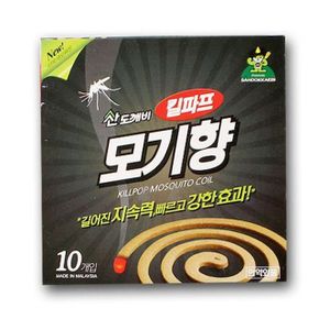 산도깨비 킬파프 모기향 모기 벌레기피 훈증기 10매 X ( 5세트 )