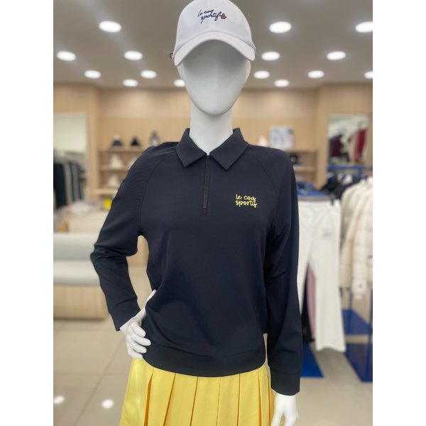 [여주점] 여성 트윌 조직 라운드 티셔츠 GQ122LRL12  BLCK