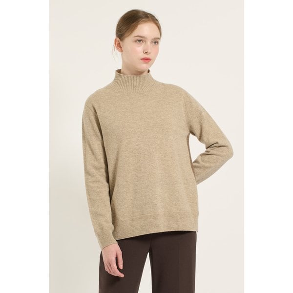 [여주점] 사이드 배색 하이넥 풀오버 B4DBK431