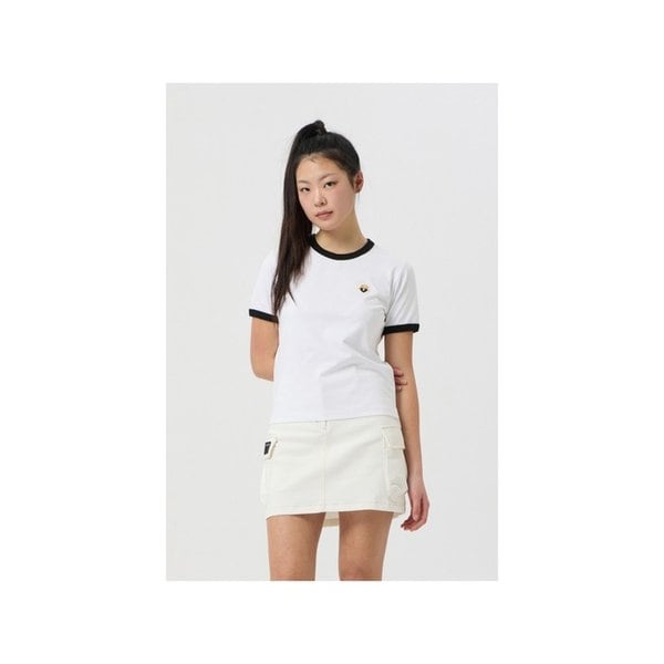 (WOMEN) Ringer Short-Sleeve Round T-Shirt_G5TAM25125WHX