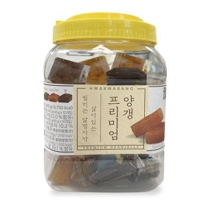 참다올 화과방 프리미엄 양갱1.6kg 4가지맛(유자/흑임자/군고구마/팥)