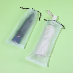 우산 우양산 양산 장마 반투명 방수 단우산 끈조절 파우치 B15