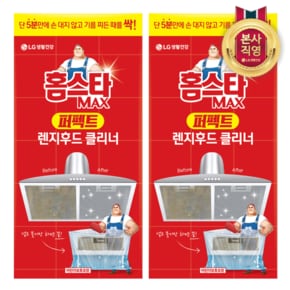 홈스타 맥스 퍼펙트 렌지후드 클리너 파우치형 x 2개