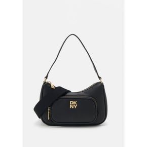 4790426 DKNY PHILO SHOULDER - Handbag black/gold