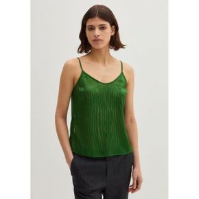 4639896 Stefanel DEVORE WITH SPAGHETTI STRAPS. - Top green