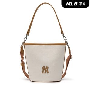 MLB [코리아공식]클래식 모노그램 자카드 버킷백 NY (D.Cream)