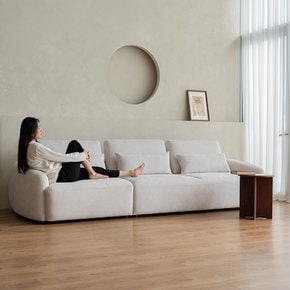 [무케] 프리덴소파_누아 패브릭 소파 (풀로라) 4인 일자형 소파 신혼가구 리프트기능
