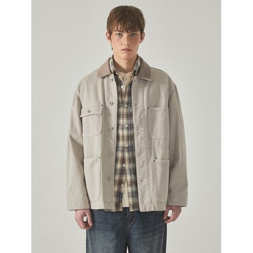 후아유 Garment Dyed Work Jacket WHJKF2292U